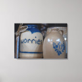 Keramische Solace - Artisanal Worry Jar Canvas Afdruk (Voorkant)