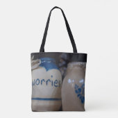 Keramische Solace - Artisanal Worry Jar Tote Bag (Achterkant)