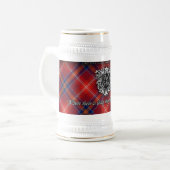 Keramische stein - "Waar eenheid is..." Bierpul (Voorkant links)