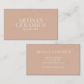 Keramische Studio Homemade Pottery Visitekaartje (Voorkant / Achterkant)