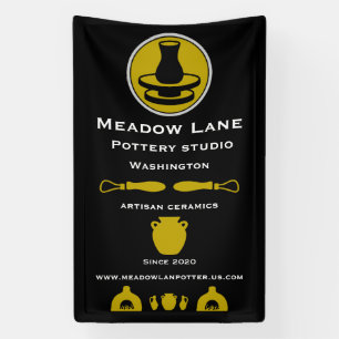 Keramische Studio Potter Zakelijke Promotie Spandoek