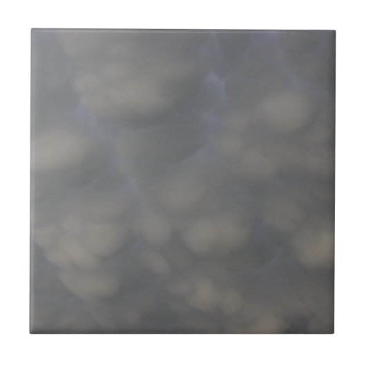Keramische tapijtegel van Mammatus Cloud Tegeltje (Voorkant)
