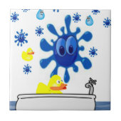 Keramische tapijten tegeltje (Voorkant)