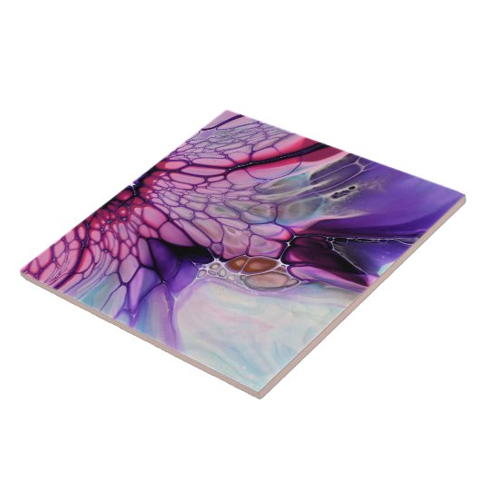 Keramische tapijten - vlindervleugels Abstract Tegeltje (Zijkant)