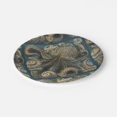  keramische tapijtschelp  papieren bordje (Gekanteld)