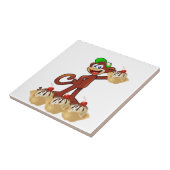 Keramische Tegel-aap-ijs Tegeltje (Zijkant)