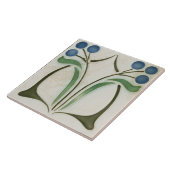 Keramische tegel - Antiek kunstgreep Tegeltje (Zijkant)