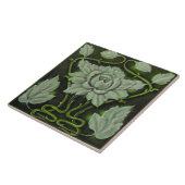 Keramische tegel - Art Nouveau Artichoke Tegeltje (Zijkant)