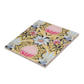 Keramische tegel - Art Nouveau Floral Pattern Tegeltje (Zijkant)