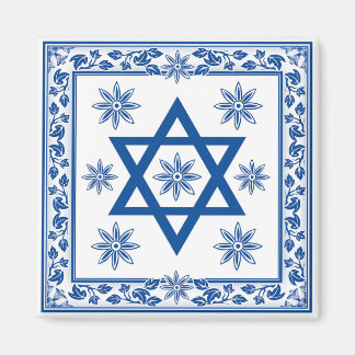 Keramische Tegel, Azulejo in het Portugees en jood Magneet
