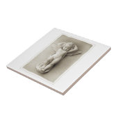 Keramische Tegel Baby Angel Tegeltje (Zijkant)