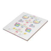 Keramische Tegel Baby Tegeltje (Zijkant)