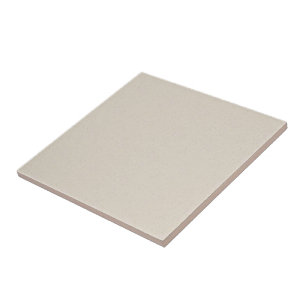 Keramische tegel beige vierkant tegeltje