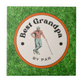 Keramische Tegel - Beste opa van Par Tegeltje (Voorkant)