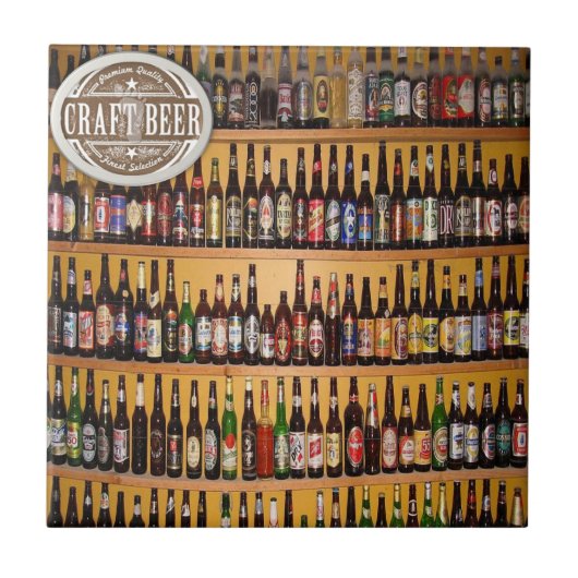 Keramische Tegel Bier Tegeltje (Voorkant)