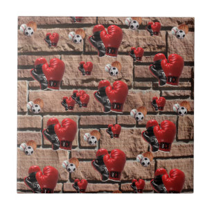 Keramische Tegel Bokshandschoenen Tegeltje