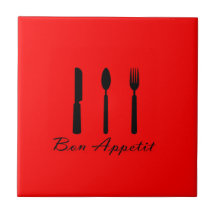 Keramische tegel - Bon Appetit
