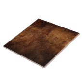 Keramische Tegel - bruine roest getextureerde Tege Tegeltje (Zijkant)