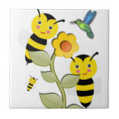Keramische Tegel Bumblebee Tegeltje (Voorkant)