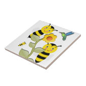 Keramische Tegel Bumblebee Tegeltje (Zijkant)