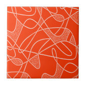 Keramische tegel: CONTEMPO - PERSIMMON Tegeltje (Voorkant)