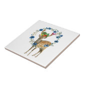 Keramische Tegel Der Fruit Floral Tegeltje (Zijkant)