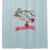 Keramische Tegel Douchegordijn (Voorkant)