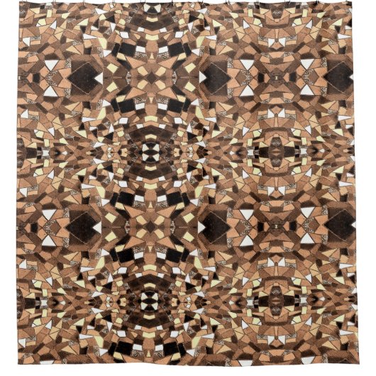 Keramische tegel douchegordijn (Voorkant)