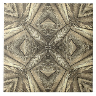 Keramische Tegel, een elegant houten textuurontwer Tegeltje