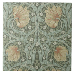 Keramische tegel fireplace William Morris design 0 Tegeltje