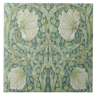 Keramische tegel fireplace William Morris design 0 Tegeltje