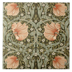 Keramische tegel fireplace William Morris design 0 Tegeltje