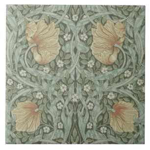 Keramische tegel fireplace William Morris design 0 Tegeltje