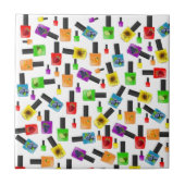 Keramische Tegel Fruit Nail Polish Salon Tegeltje (Voorkant)