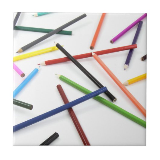 Keramische Tegel, gekruist Tegeltje (Voorkant)