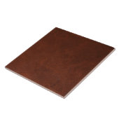 Keramische Tegel - Getextureerd bruin design 03 Tegeltje (Zijkant)