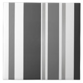 Keramische Tegel - Grijze schaduwen met zilvergesp Tegeltje (Voorkant)