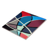 Keramische Tegel, groot (6 × 6 inch) patroon 01 Tegeltje (Zijkant)