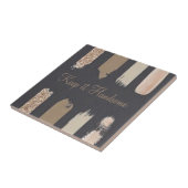 Keramische Tegel Houd het knap Tegeltje (Zijkant)