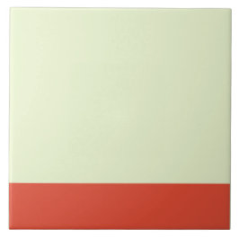 Keramische Tegel in twee kleuren Tegeltje