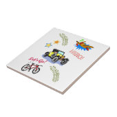 Keramische Tegel Kinder kamer Tegeltje (Zijkant)