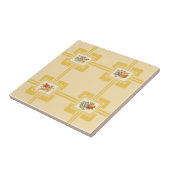 Keramische tegel, KITCHEN-YELLOW, kleinMEEMAW Tegeltje (Zijkant)