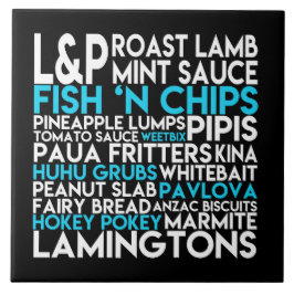 Keramische Tegel Kiwiana Wall Art Tegeltje