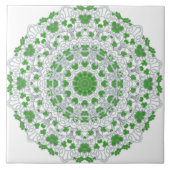 Keramische Tegel - Klaver Kaleidoscopic 2 Tegeltje (Voorkant)