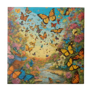 Keramische Tegel, klein (4,25 x 4,25 inch) Tegeltje