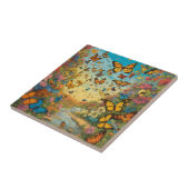 Keramische Tegel, klein (4,25 x 4,25 inch) Tegeltje (Zijkant)