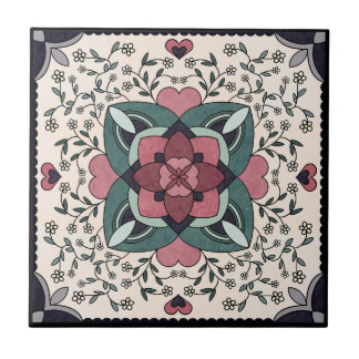 Keramische Tegel, klein (4,25 x 4,25 inch) Tegeltje