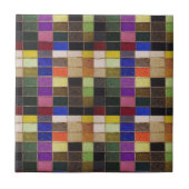 Keramische Tegel Kleurrijke kleuren Tegeltje (Voorkant)