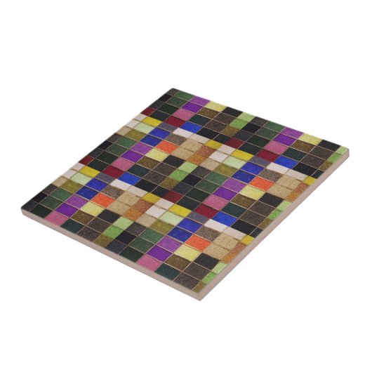 Keramische Tegel Kleurrijke kleuren Tegeltje (Zijkant)