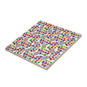 Keramische Tegel Kleurrijke kleuren Tegeltje (Zijkant)